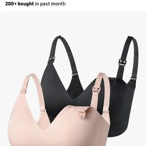 Black and Nude Momcozy Nursing Bras